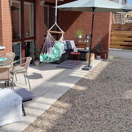 Apartament Amber Z Duzym Tarasem Apartman Kołobrzeg Kültér fotó