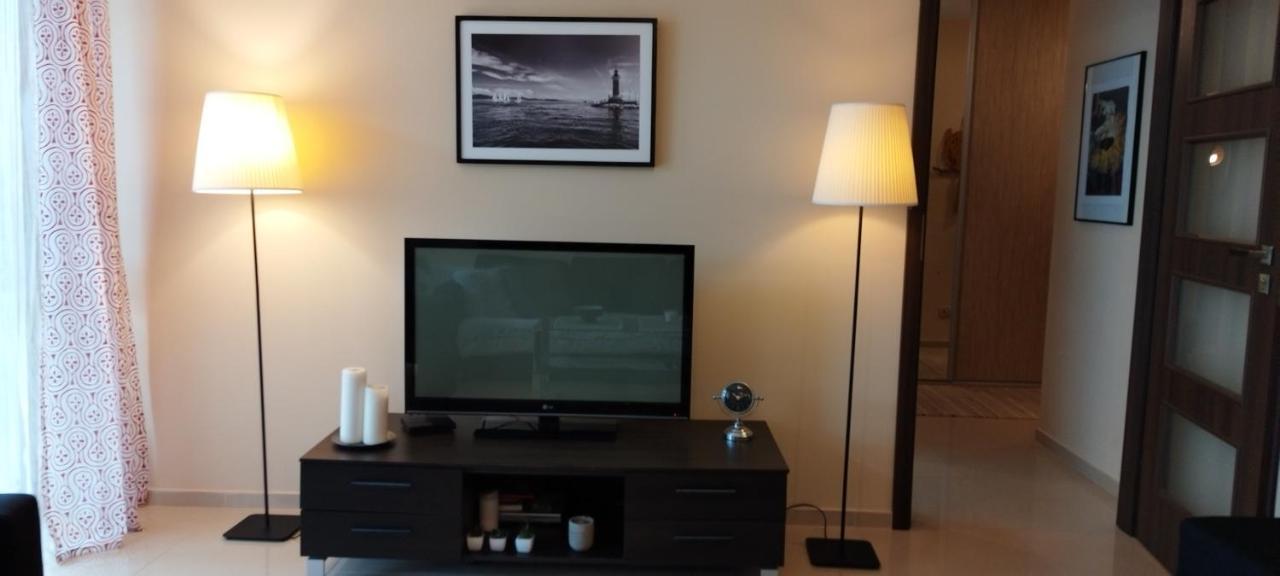 Apartament Amber Z Duzym Tarasem Apartman Kołobrzeg Kültér fotó