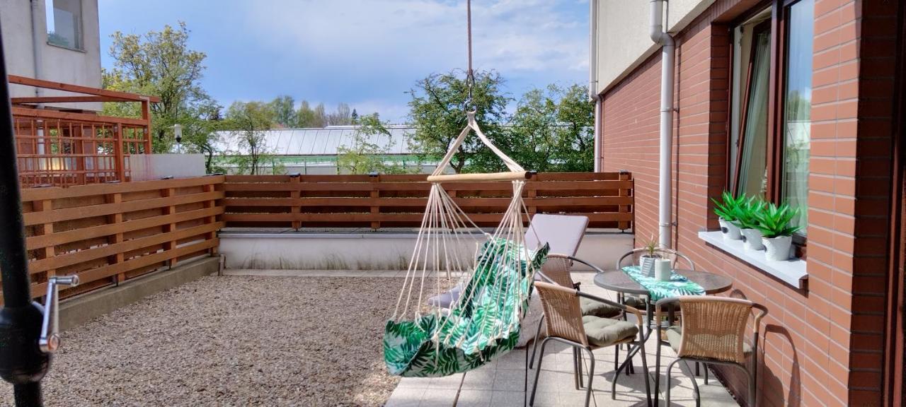 Apartament Amber Z Duzym Tarasem Apartman Kołobrzeg Kültér fotó