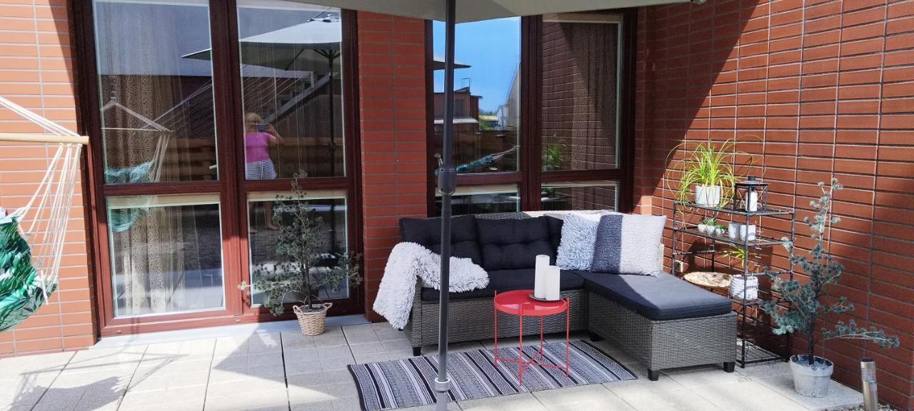 Apartament Amber Z Duzym Tarasem Apartman Kołobrzeg Kültér fotó