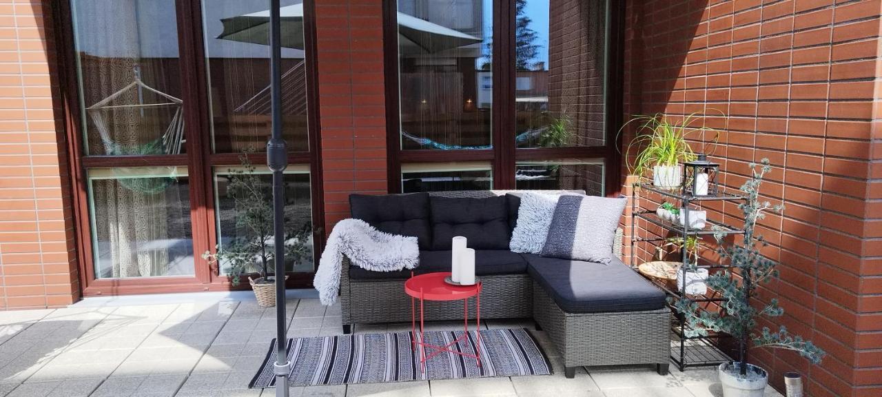 Apartament Amber Z Duzym Tarasem Apartman Kołobrzeg Kültér fotó